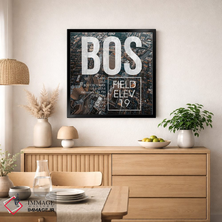 تابلو دکوراتیو پخش زنده BOS اثر ۰۸ لفت - D1B
