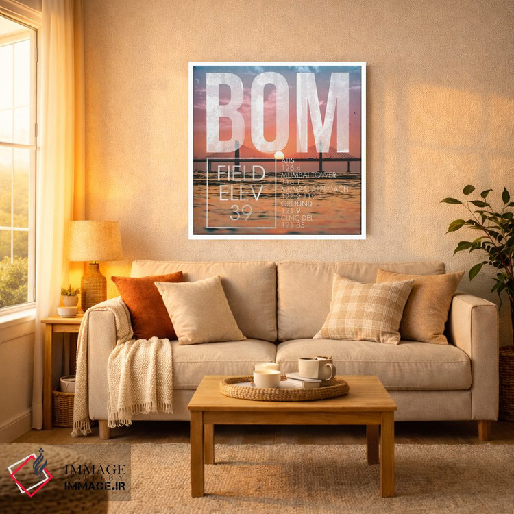 تابلو دکوراتیو پخش زنده BOM اثر ۰۸ لفت - D3W