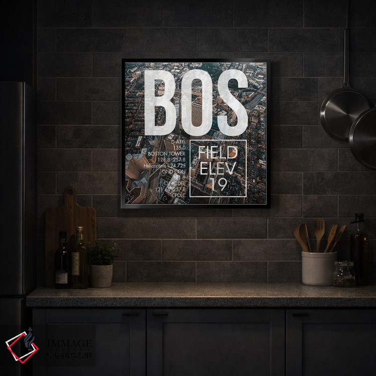 تابلو دکوراتیو پخش زنده BOS اثر ۰۸ لفت - D4B