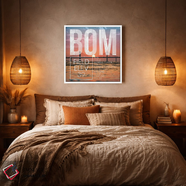 تابلو دکوراتیو پخش زنده BOM اثر ۰۸ لفت - D4W