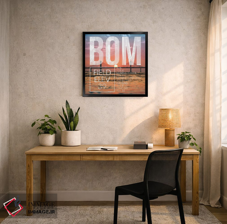 تابلو دکوراتیو پخش زنده BOM اثر ۰۸ لفت - D5B