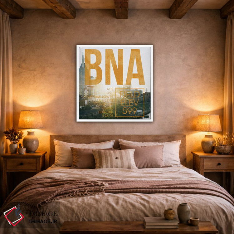 تابلو دکوراتیو پخش زنده BNA اثر ۰۸ لفت - D1W