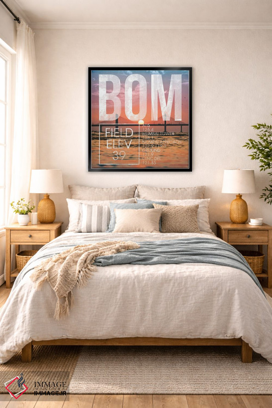 تابلو دکوراتیو پخش زنده BOM اثر ۰۸ لفت - D6B