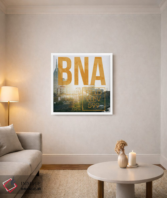 تابلو دکوراتیو پخش زنده BNA اثر ۰۸ لفت - D2W