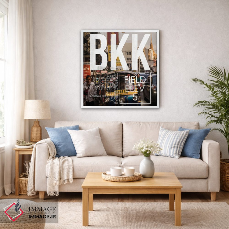 تابلو دکوراتیو پخش زنده BKK اثر ۰۸ لفت - D5W