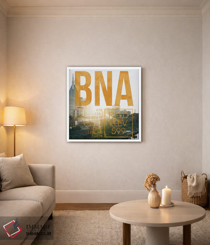 تابلو دکوراتیو پخش زنده BNA اثر ۰۸ لفت - D3W