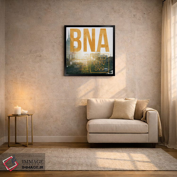 تابلو دکوراتیو پخش زنده BNA اثر ۰۸ لفت - D4B