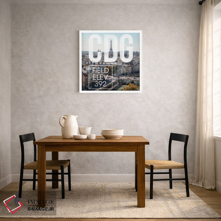 تابلو دکوراتیو پخش زنده CDG اثر ۰۸ لفت - D2W