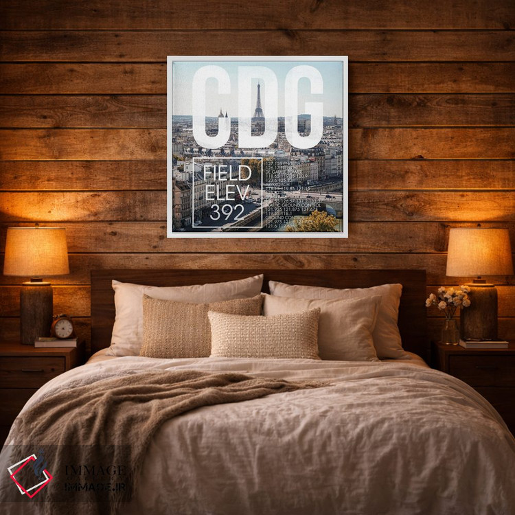 تابلو دکوراتیو پخش زنده CDG اثر ۰۸ لفت - D3W