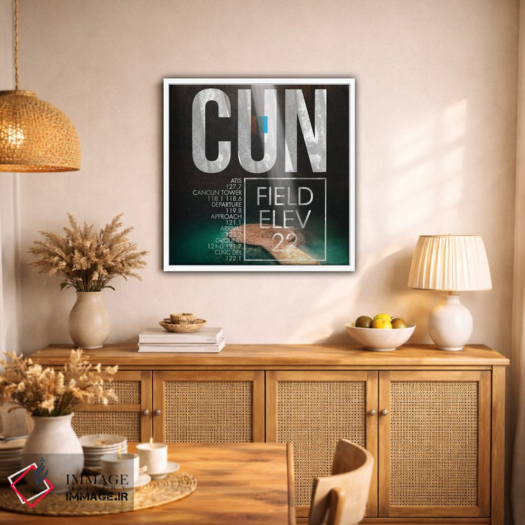 تابلو دکوراتیو پخش زنده CUN اثر ۰۸ لفت - D1W