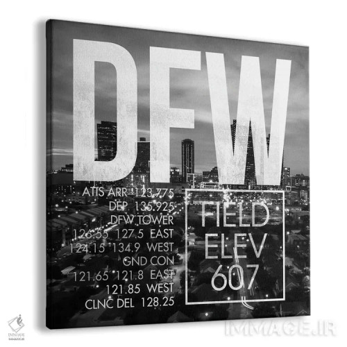 تابلو دکوراتیو پخش زنده DFW اثر ۰۸ لفت - نمای پرسپکتیو محصول