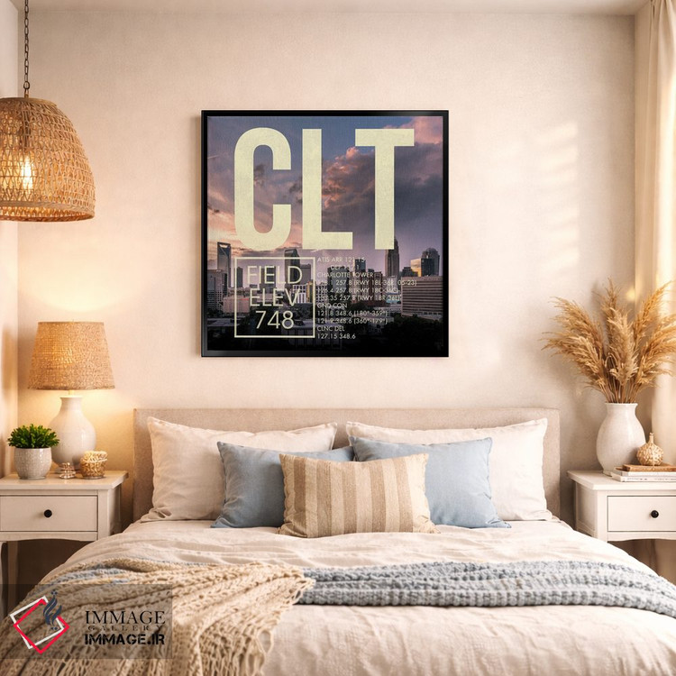 تابلو دکوراتیو پخش زنده CLT اثر ۰۸ لفت - D1B
