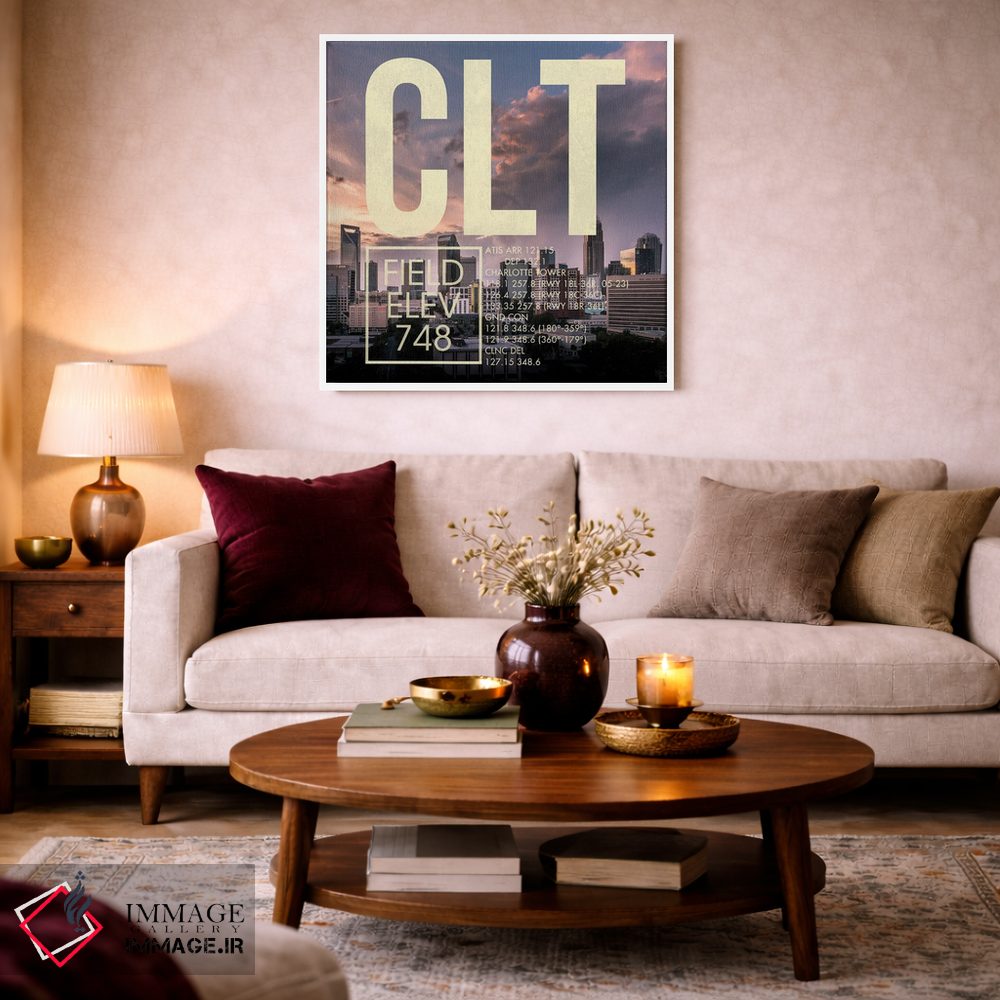 تابلو دکوراتیو پخش زنده CLT اثر ۰۸ لفت - D2W