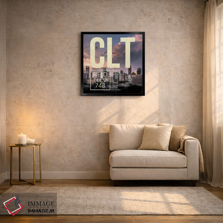 تابلو دکوراتیو پخش زنده CLT اثر ۰۸ لفت - D3B