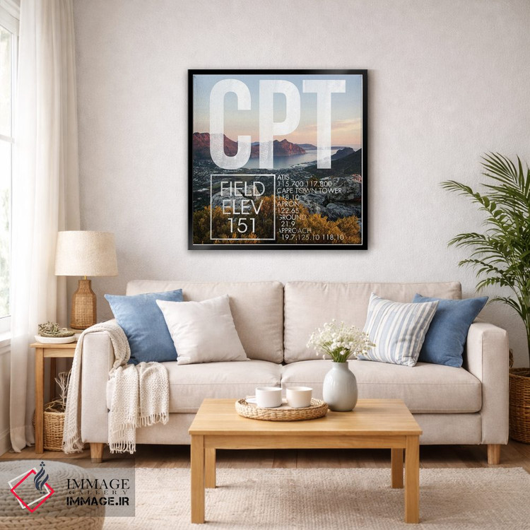 تابلو دکوراتیو پخش زنده CPT اثر ۰۸ لفت - D6B