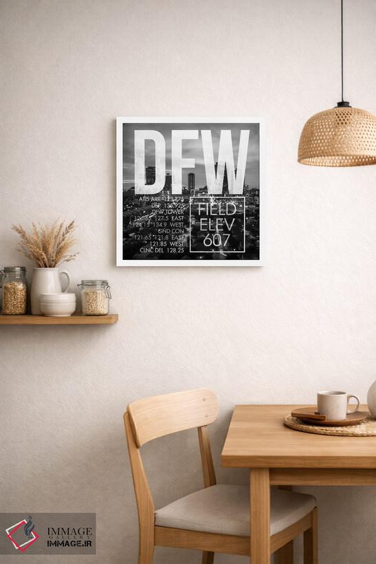 تابلو دکوراتیو پخش زنده DFW اثر ۰۸ لفت - D1W