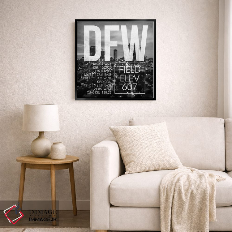 تابلو دکوراتیو پخش زنده DFW اثر ۰۸ لفت - D5B