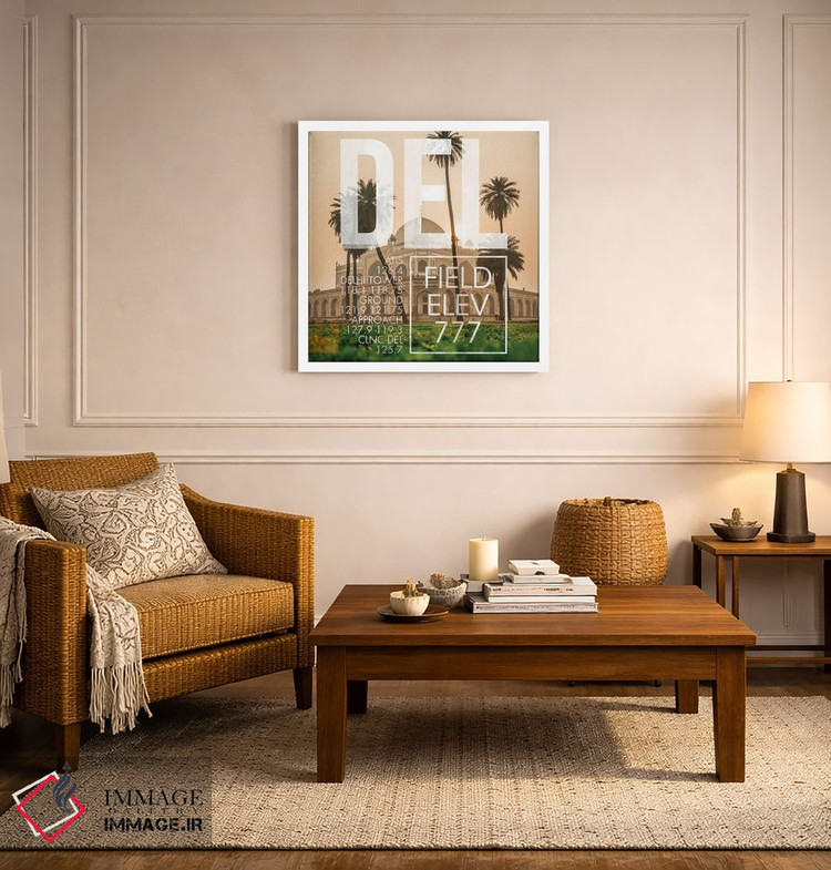تابلو دکوراتیو پخش زنده DEL اثر ۰۸ لفت - D6W