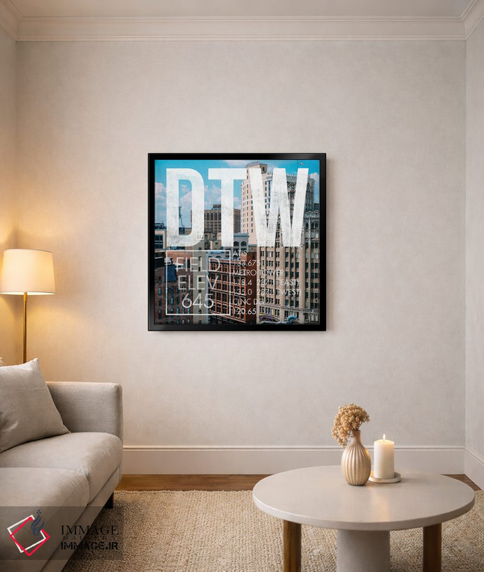 تابلو دکوراتیو پخش زنده DTW اثر ۰۸ لفت - D4B
