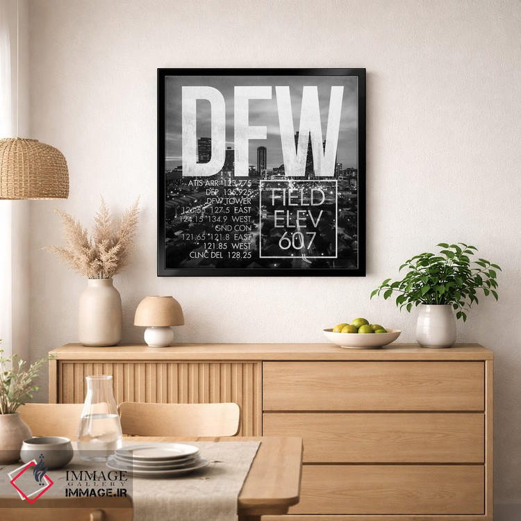 تابلو دکوراتیو پخش زنده DFW اثر ۰۸ لفت - D6B