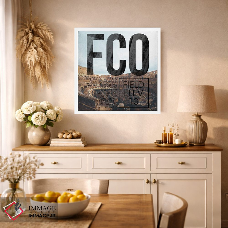تابلو دکوراتیو پخش زنده FCO اثر ۰۸ لفت - D1W