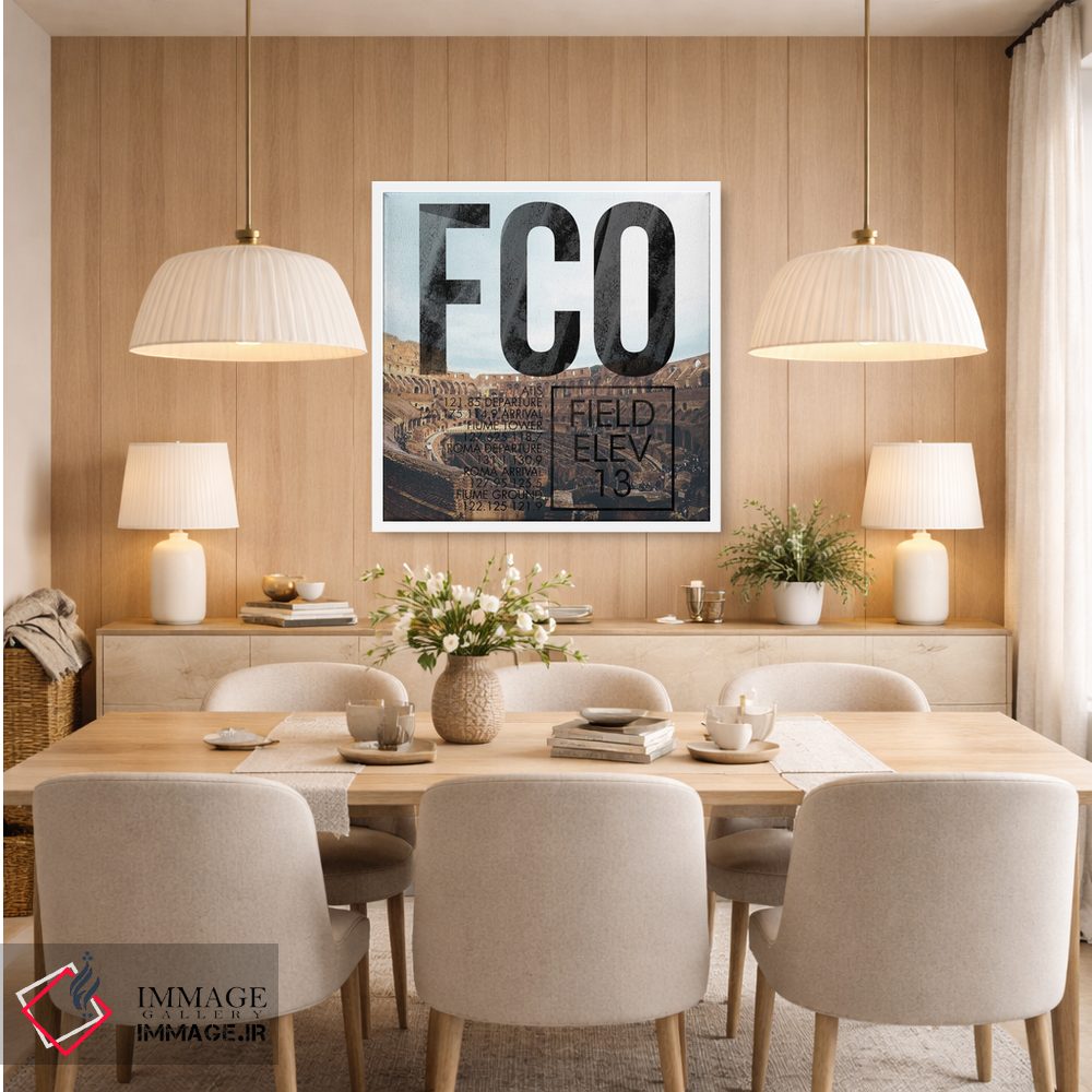 تابلو دکوراتیو پخش زنده FCO اثر ۰۸ لفت - D4W