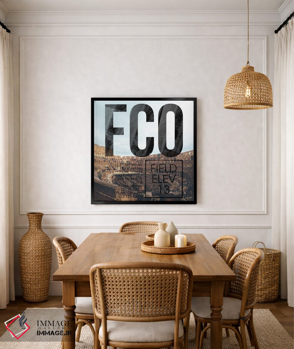 تابلو دکوراتیو پخش زنده FCO اثر ۰۸ لفت - D6B