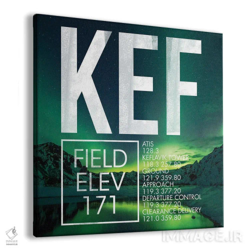 تابلو دکوراتیو پخش زنده KEF اثر ۰۸ لفت - نمای پرسپکتیو محصول