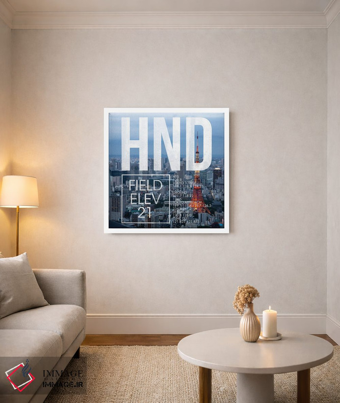 تابلو دکوراتیو پخش زنده HND اثر ۰۸ لفت - D3W