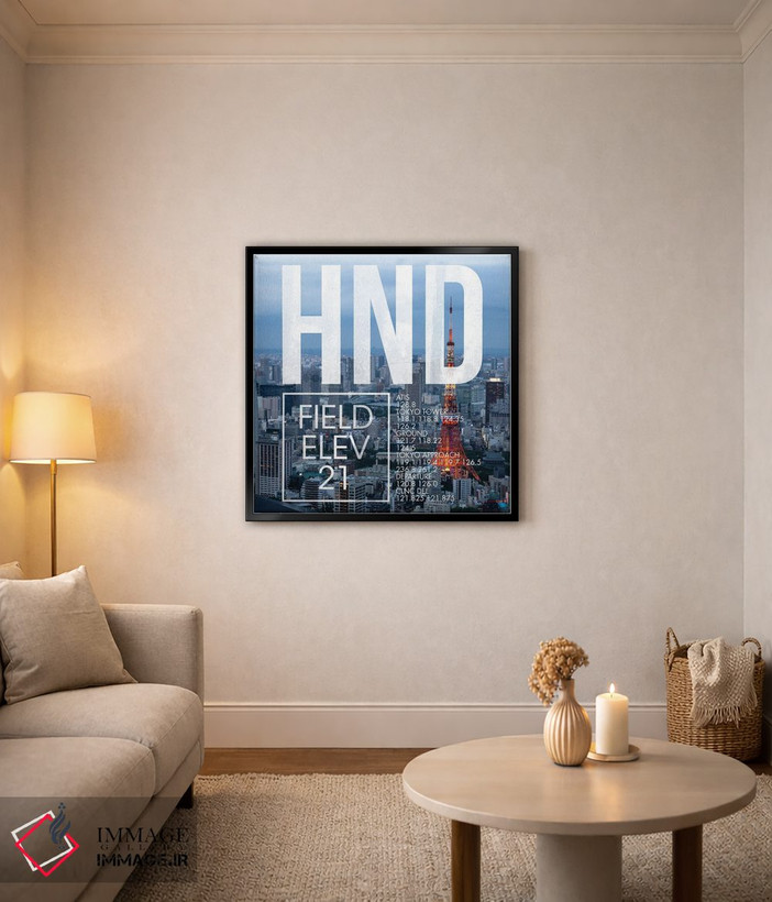 تابلو دکوراتیو پخش زنده HND اثر ۰۸ لفت - D4B