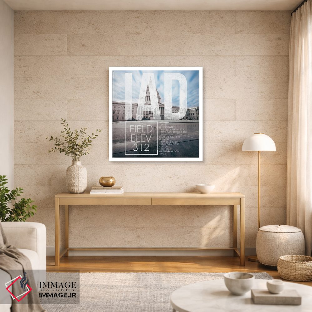 تابلو دکوراتیو پخش زنده IAD اثر ۰۸ لفت - D2W