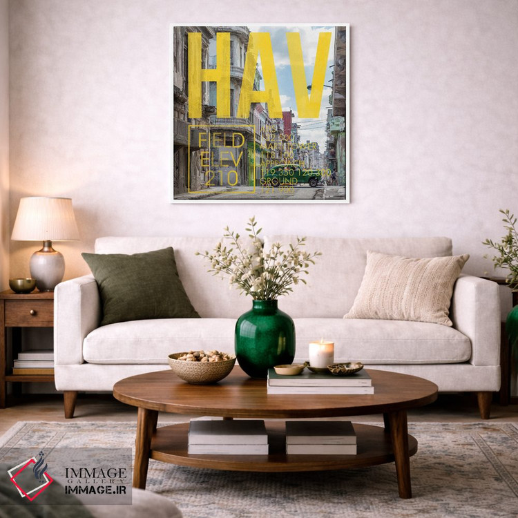 تابلو دکوراتیو پخش زنده HAV اثر ۰۸ لفت - D2W