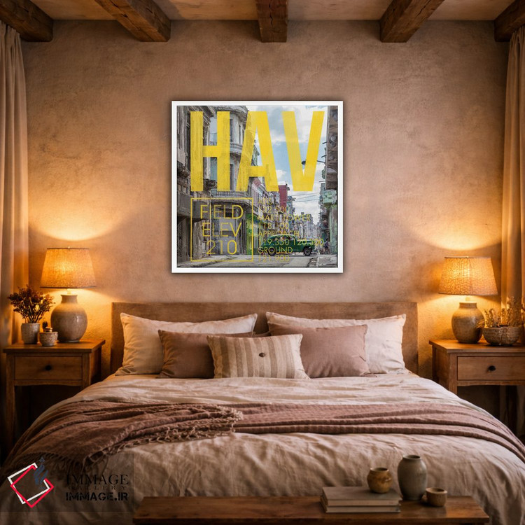 تابلو دکوراتیو پخش زنده HAV اثر ۰۸ لفت - D3W