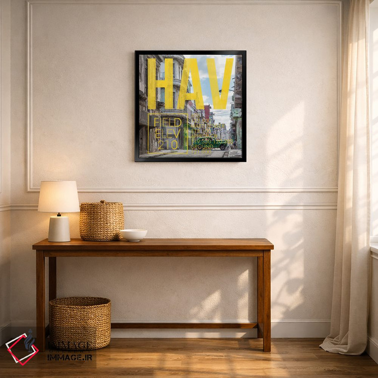 تابلو دکوراتیو پخش زنده HAV اثر ۰۸ لفت - D6B