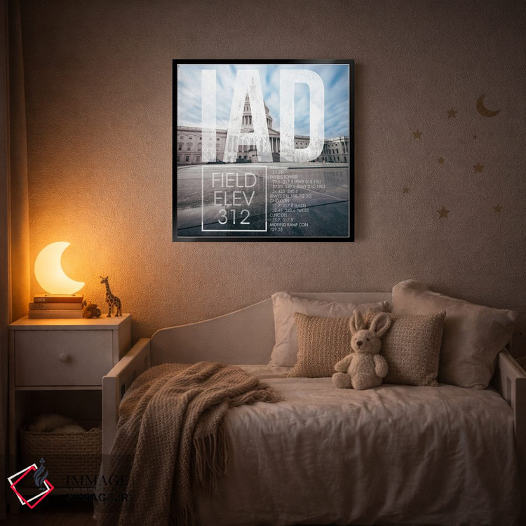 تابلو دکوراتیو پخش زنده IAD اثر ۰۸ لفت - D5B