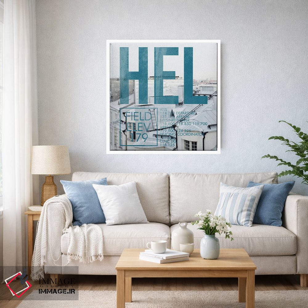 تابلو دکوراتیو پخش زنده HEL اثر ۰۸ لفت - D3W