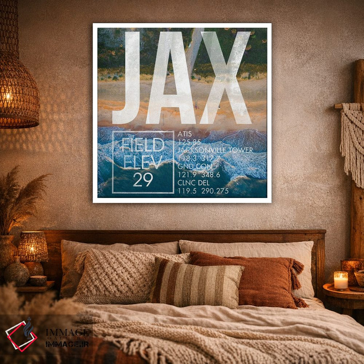 تابلو دکوراتیو پخش زنده JAX اثر ۰۸ لفت - D1W