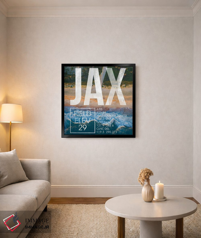 تابلو دکوراتیو پخش زنده JAX اثر ۰۸ لفت - D5B