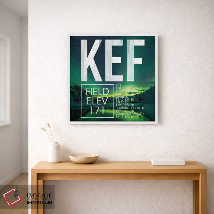 تابلو دکوراتیو پخش زنده KEF اثر ۰۸ لفت - D1W