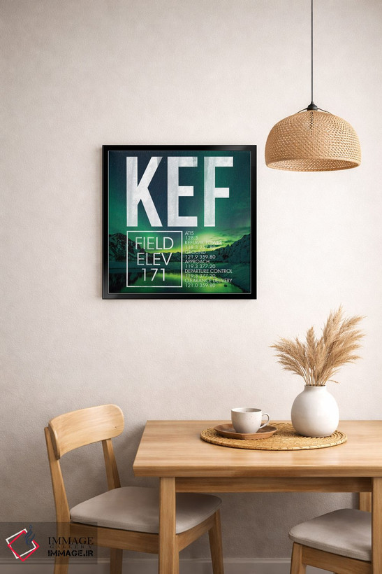 تابلو دکوراتیو پخش زنده KEF اثر ۰۸ لفت - D2B