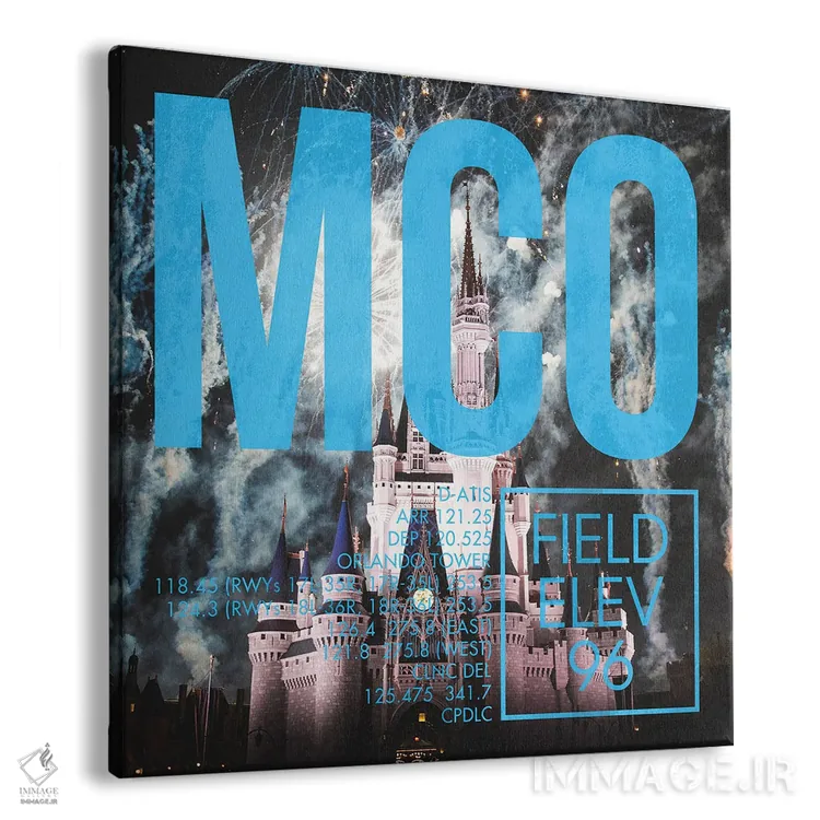 تابلو دکوراتیو پخش زنده MCO اثر ۰۸ لفت - نمای پرسپکتیو محصول