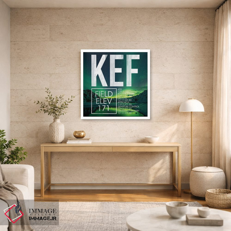تابلو دکوراتیو پخش زنده KEF اثر ۰۸ لفت - D3W