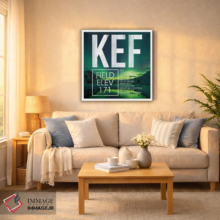 تابلو دکوراتیو پخش زنده KEF اثر ۰۸ لفت - D4W