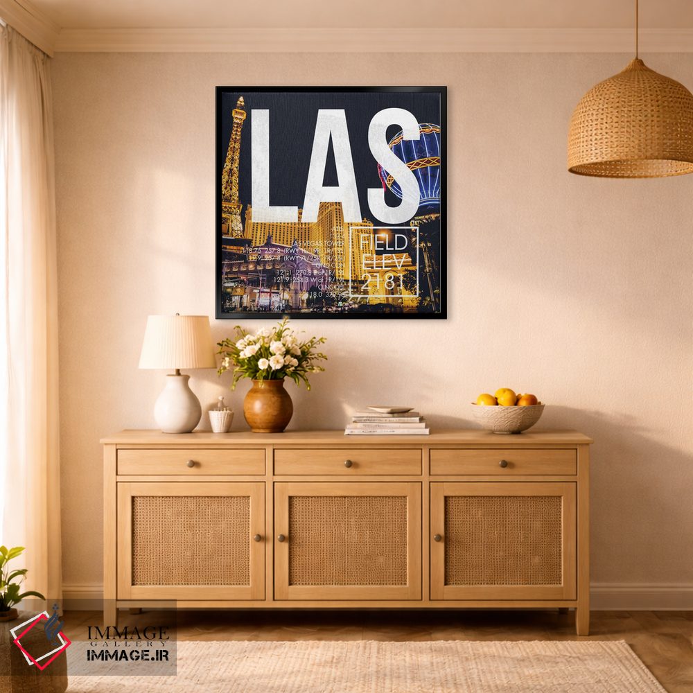 تابلو دکوراتیو پخش زنده LAS اثر ۰۸ لفت - D1B