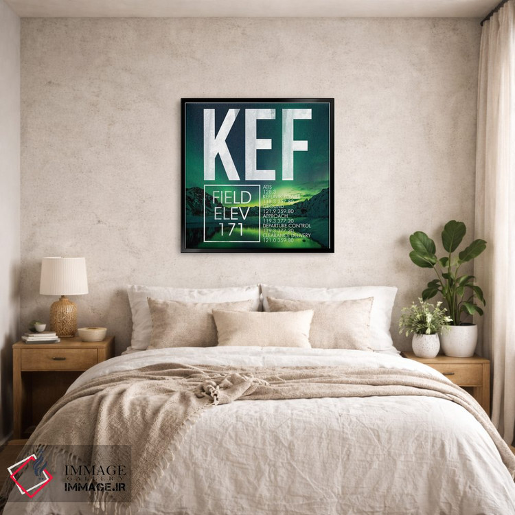 تابلو دکوراتیو پخش زنده KEF اثر ۰۸ لفت - D5B
