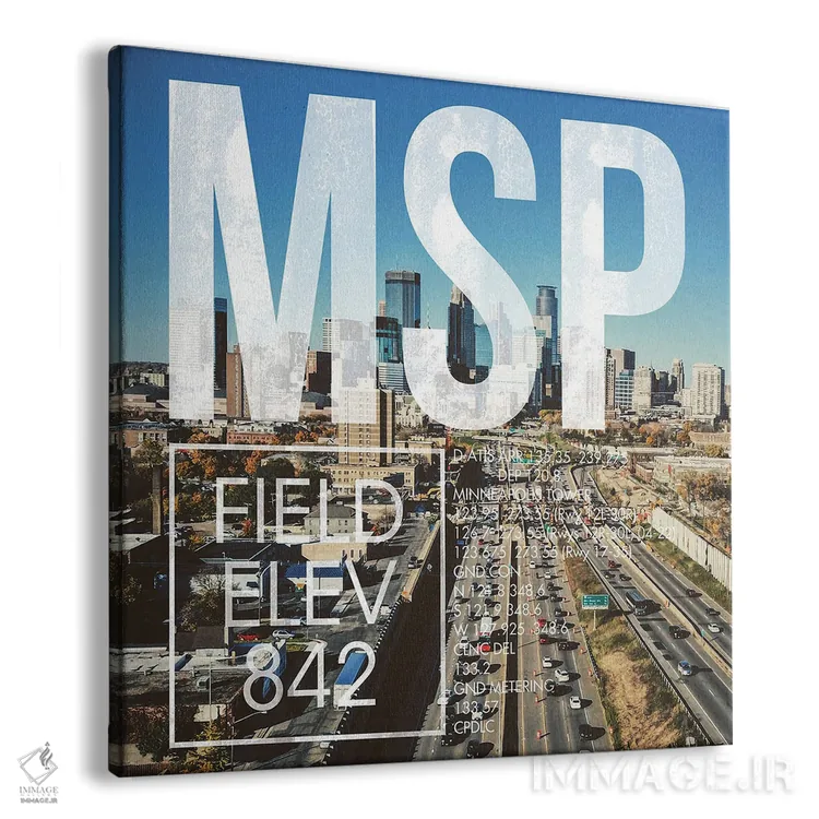 تابلو دکوراتیو پخش زنده MSP اثر ۰۸ لفت - نمای پرسپکتیو محصول