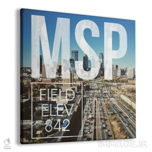 تابلو دکوراتیو پخش زنده MSP اثر ۰۸ لفت - نمای پرسپکتیو محصول