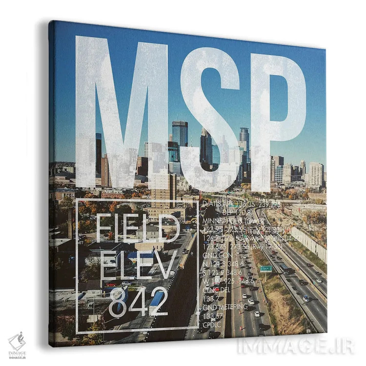 تابلو دکوراتیو پخش زنده MSP اثر ۰۸ لفت - نمای پرسپکتیو محصول