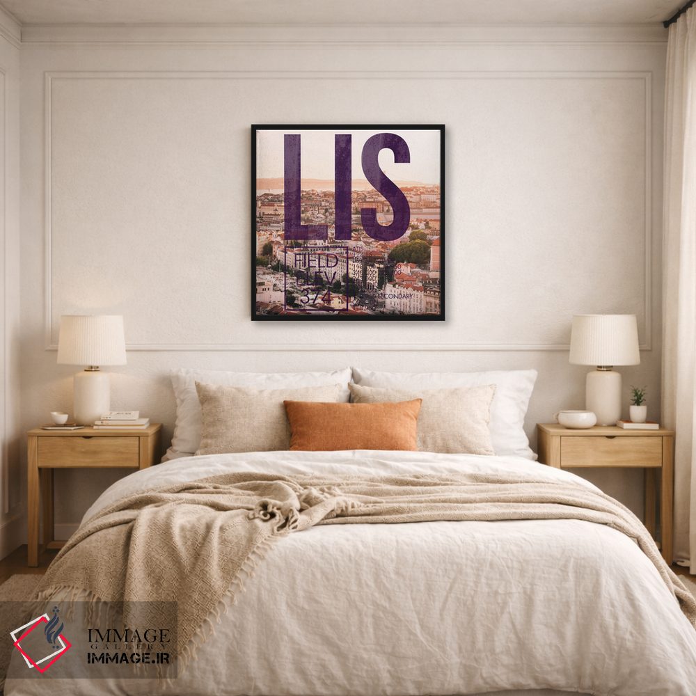 تابلو دکوراتیو پخش زنده LIS اثر ۰۸ لفت - D6B