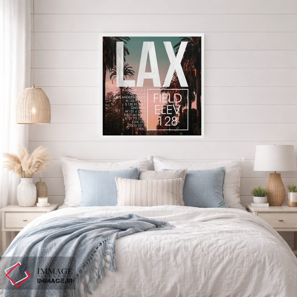 تابلو دکوراتیو پخش زنده LAX اثر ۰۸ لفت - D4W